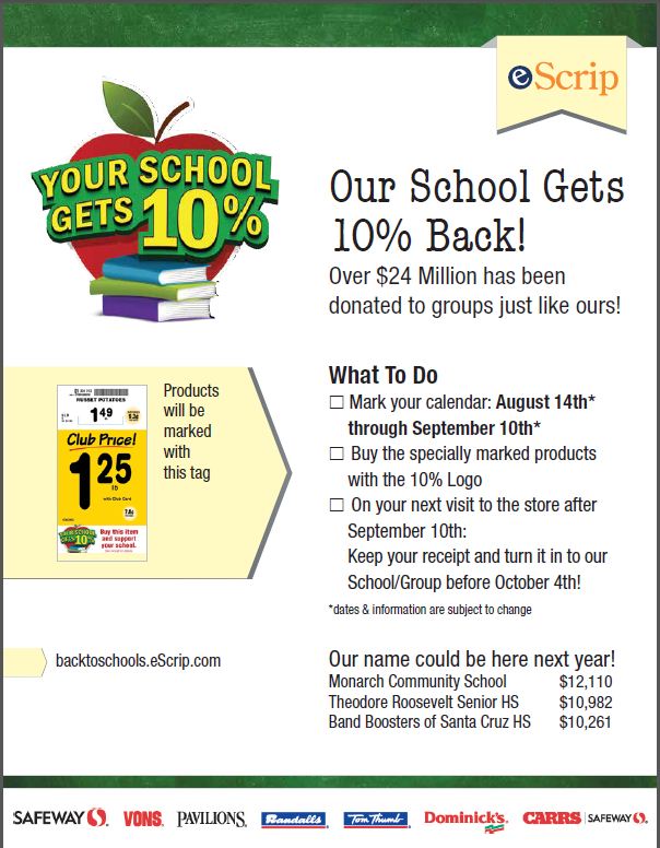 Safeway Flyer Happy Valley School